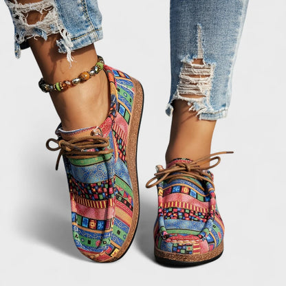 Rebecca | Orthopedic Patterned Sneakers