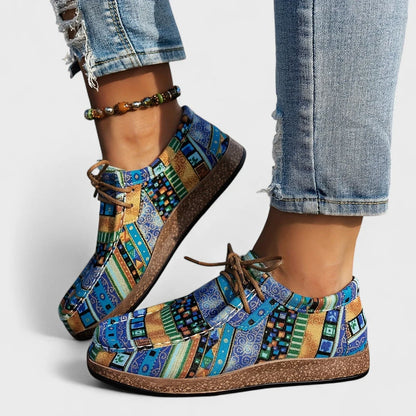 Rebecca | Orthopedic Patterned Sneakers