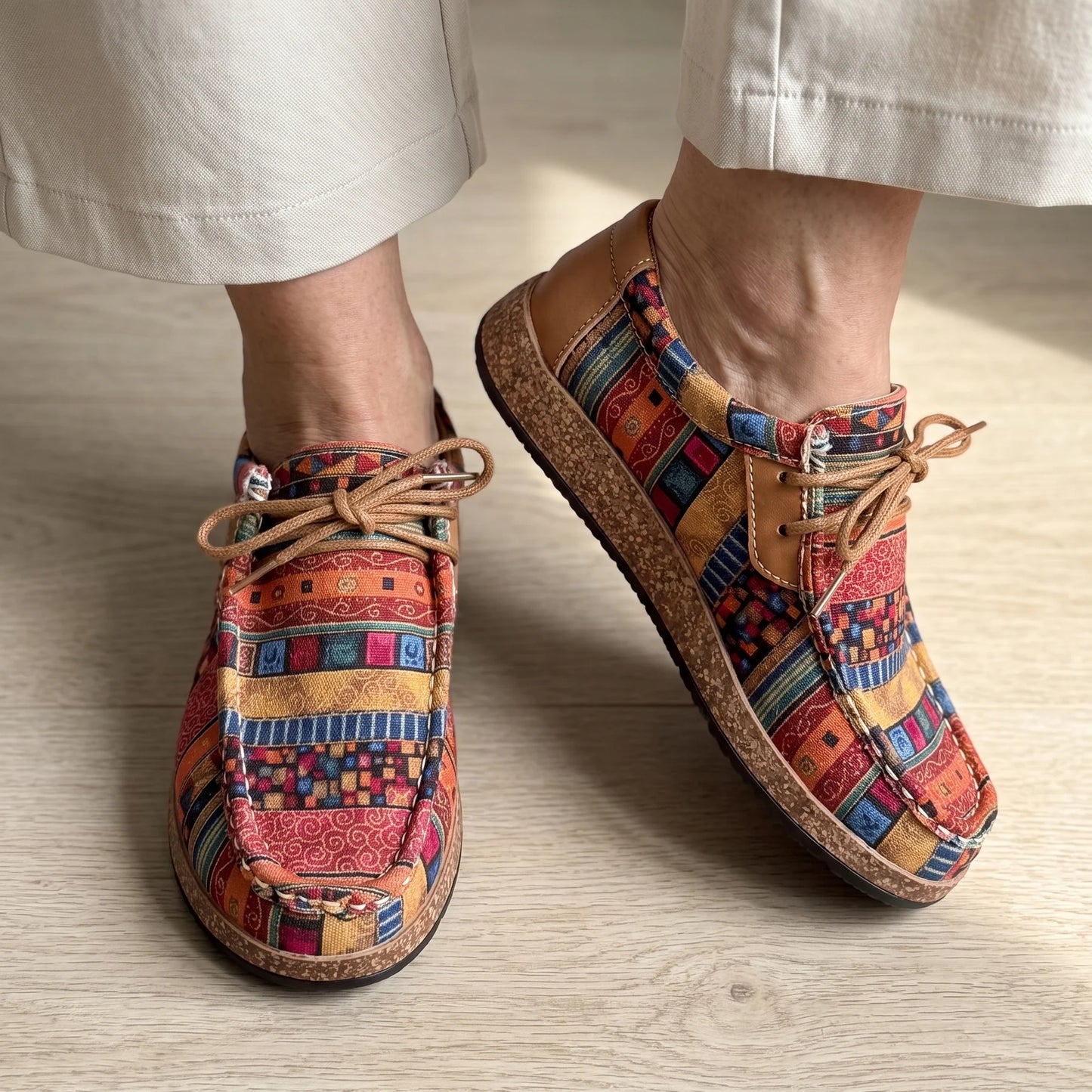 Rebecca | Orthopedic Patterned Sneakers